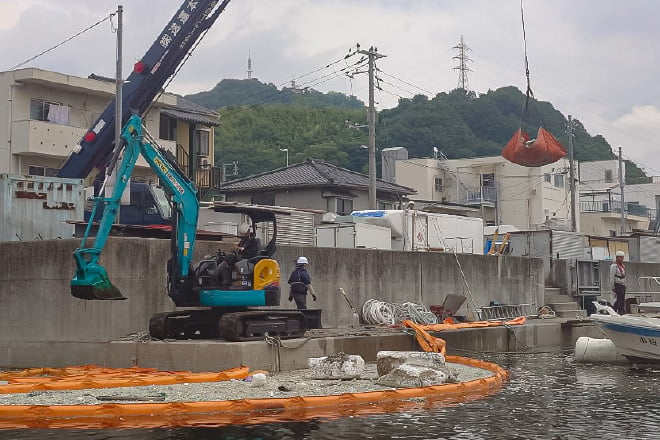 海面浮遊物清掃
